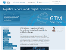 Tablet Screenshot of gtm-solution.com